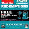 Makita 40V Multi-Function Powerhead, Hedge Trimmer and Pole saw attachment with Battery and Charger - UX01GT103-B